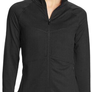 Champion C9 Black Full Zip Athletic Jacket Women’s S/P Slim Fit Stretch Activewe